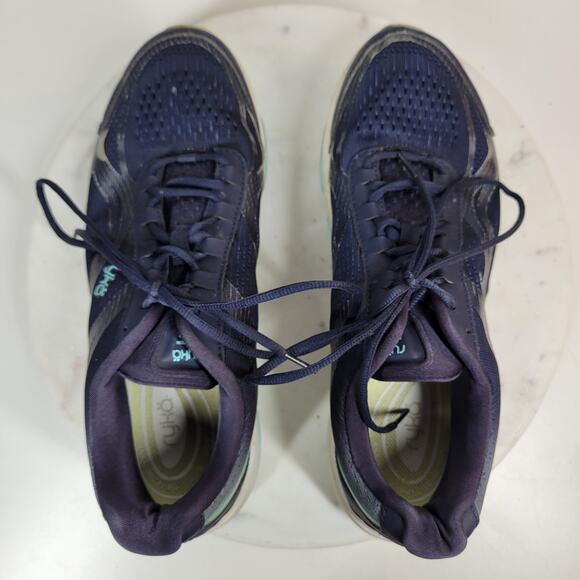 Ryka Devotion Plus 2 Womens Sneakers 11 Blue Lace Up Athletic Running Walking - Picture 3 of 13